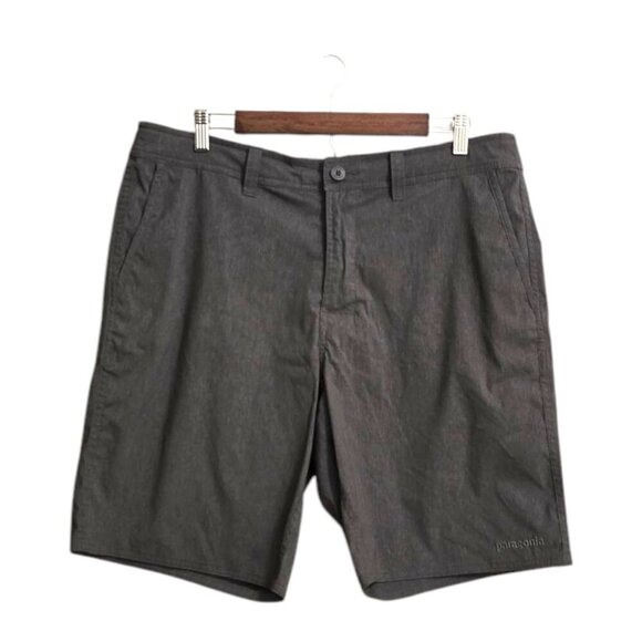 Patagonia Stretch Wavefarer Walk Shorts In Forge Grey Sz 35 - Picture 1 of 12